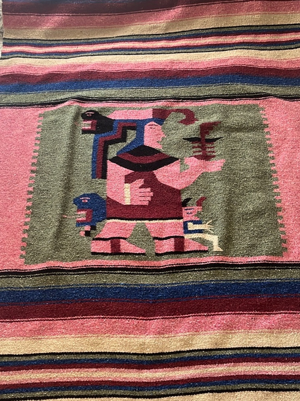 Vintage woven blanket